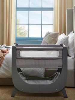 Shnuggle Air Lite Bedside Crib - view 2, Grey