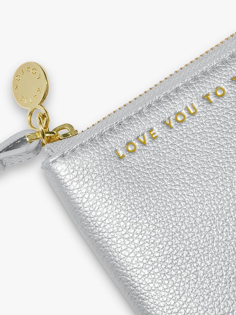 Katie loxton silver clutch hotsell