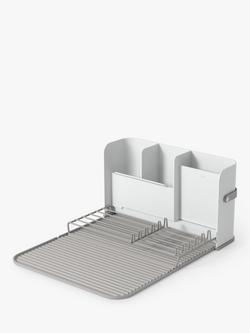 Umbra Sling Folding Dish Rack, White, White