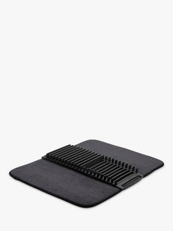 Umbra UDry Dish Rack with Drying Mat - view 2, Black