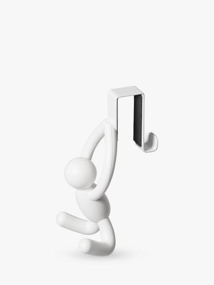 Umbra Buddy Over the Cabinet Hook, Set of 2, White, White