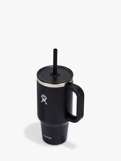 Hydro Flask Double Wall Stainless Steel Travel Tumbler, 946ml - view 2, Black