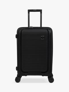 it luggage Spontaneous 8-Wheel 55.5cm Front Pocket Cabin Case, Black