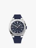 Alpina AL-525N4AE6 Men's Alpiner Extreme Date Automatic Rubber Strap Watch, Blue