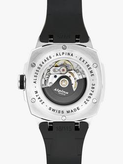 Alpina AL-525B4AE6 Men's Alpiner Extreme Date Automatic Rubber Strap Watch, Black - view 2, Black