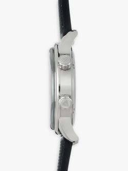 Alpina AL-525S4H6 Men's Seastrong Diver Heritage Automatic Date Rubber Strap Watch, Black/White - view 2, Black/White