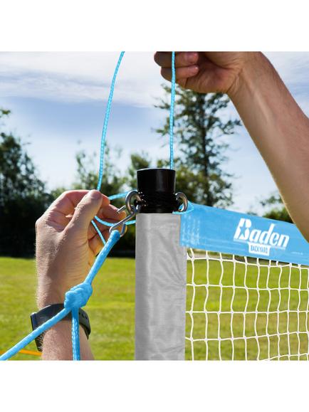Baden Champions Volleyball Set, Blue/Grey/Orange - view 2, Blue, Grey, Orange
