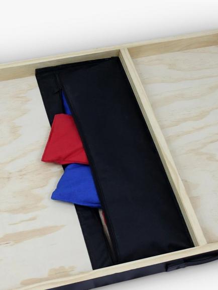 Baden Pro Series Cornhole Set, Black/Red/Blue - view 2, Black/Red/Blue