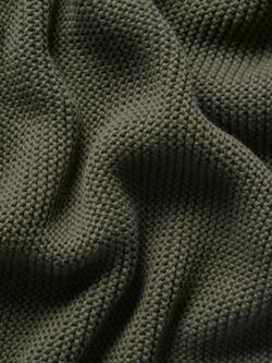 The Little Green Sheep Organic Cotton Cellular Blanket - view 2, Juniper