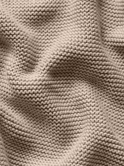 The Little Green Sheep Organic Cotton Cellular Blanket - view 2, Truffle