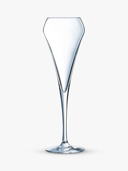 Chef&Sommelier Open Up Crystal Glass Champagne & Sparkling Wine Flute, Set of 6, 200ml, Clear, 