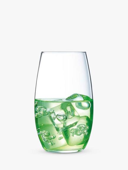 Luminarc Menades Highball Glass, Set of 4, 400ml, Clear - view 2, Clear
