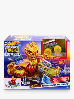 Hot Wheels Monster Trucks Power Smashers 5-Alarm Torch Tower Takedown - view 2, Multi
