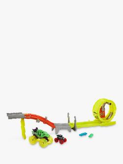 Hot Wheels Monster Trucks Power Smashers Rhinomites Charge and Chase Challenger Set, Multi