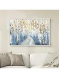 John Lewis Allison Pearce 'New Path I' Framed Canvas Print, 86 x 126cm, Blue/Multi