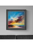 John Lewis Anna Schofield 'Postive Energy' Framed Print, 71 x 71cm, Blue/Multi