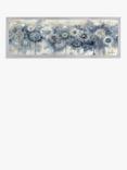 John Lewis Catherine Stephenson 'Blue Dandelion' Framed Print, 44.5 x 124.5cm