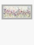 John Lewis Catherine Stephenson 'Meadow Of Wild Flowers' Embellished Framed Print, 63 x 129cm, Multi