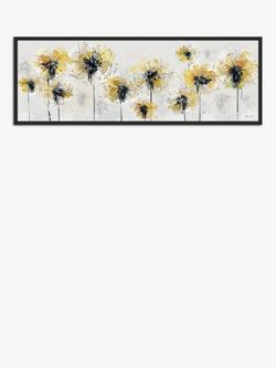 John Lewis Green Lili 'Fields Of Gold' Framed Canvas Print, 44 x 124cm, Yellow/Multi, Yellow/Multi