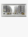 John Lewis Jon Barker 'New York Crossing' Framed Print, 59 x 114cm, Grey/Multi