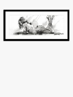 John Lewis Joanne Boon Thomas 'Laying Down Lady' Framed Print & Mount, 49.5 x 104.5cm, Multi, Multi