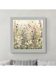 John Lewis Jane Morgan 'Summer Blooms' Framed Print, 83 x 83cm, Multi