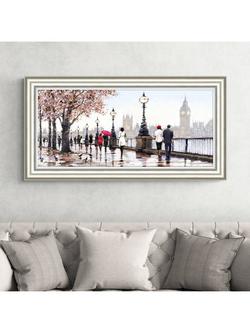 John Lewis Richard Macneil 'Thames View' Framed Print, 58 x 113cm, Multi - view 2, Multi