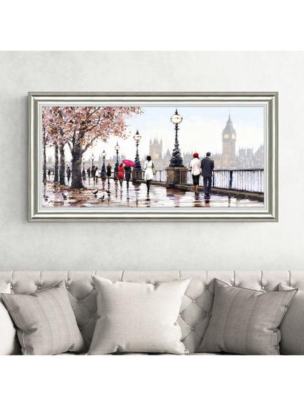 John Lewis Richard Macneil 'Thames View' Framed Print, 55 x 110cm, Multi - view 2, Multi