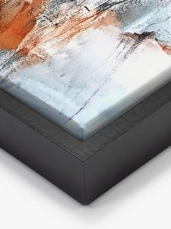 John Lewis Natasha Barnes 'Continuation' Framed Canvas Print, 64 x 64cm, Blue/Multi - view 2, Blue/Multi