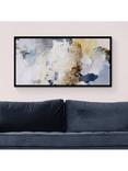 John Lewis Natasha Barnes 'Wind Beneath Your Wings' Framed Canvas Print, 63.5 x 123.5cm, Yellow/Blue
