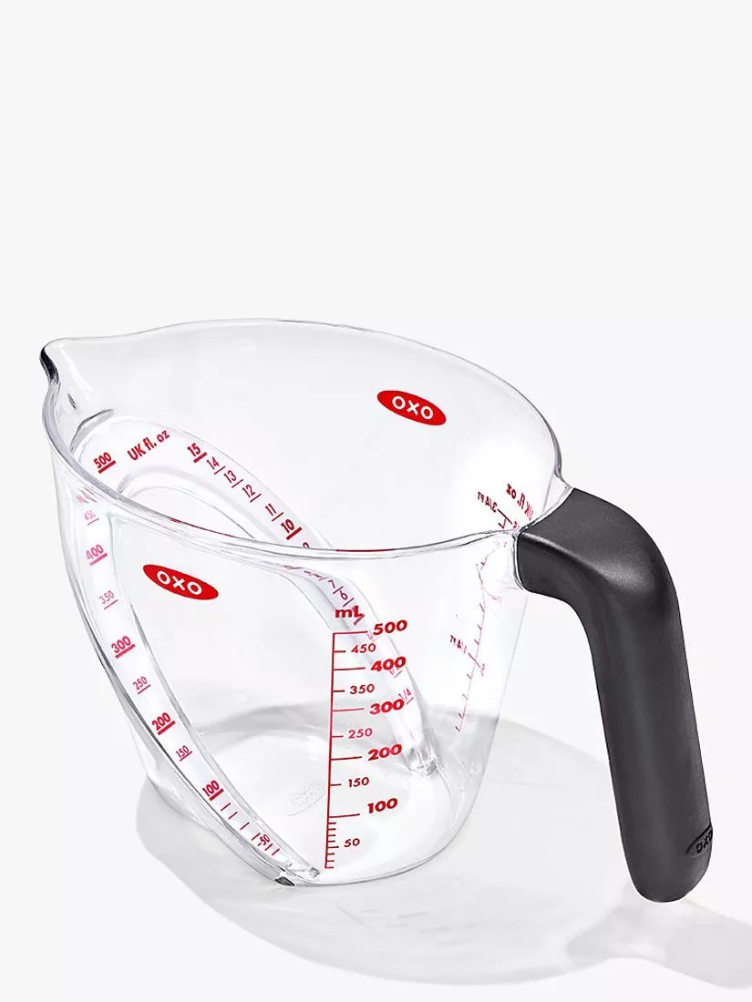 OXO Good Grips Angled Measuring Jug, 500ml, Clear/Multi