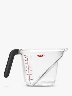 OXO Good Grips Angled Measuring Jug, 1L, Clear/Multi - view 2, Clear/Multi