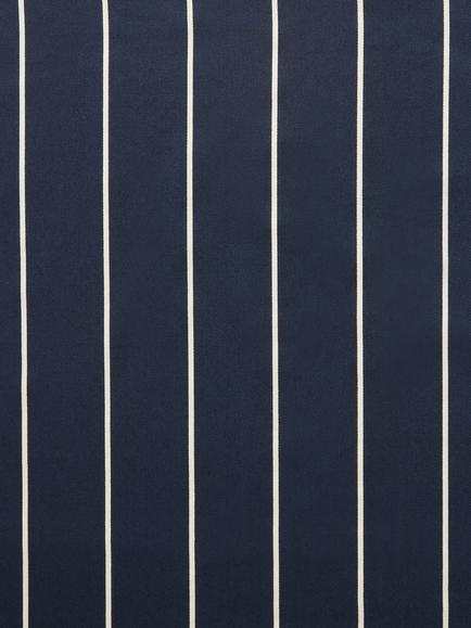 John Lewis Classic Butcher Stripe Cotton Tea Towel, Set of 2, Navy/White - view 2, Navy