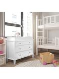 Little Seeds Monarch Hill Poppy 3 Drawer Changing Table, White