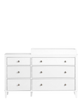 Little Seeds Monarch Hill Poppy 6 Drawer Changing Table, White