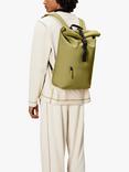 Rains Rolltop Rucksack, Khaki