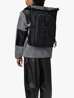 Rains Texel Moulded Backpack, 25L, Black - view 2, Black