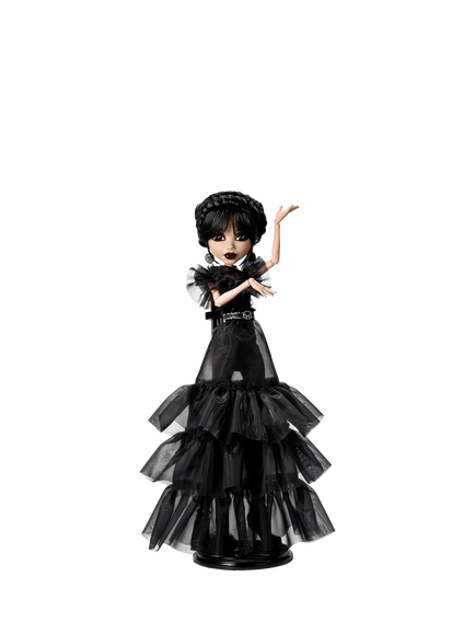 Monster High Wednesday Rave'N Dress Wednesday Doll, Multi