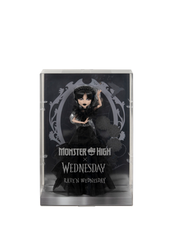 Monster High Wednesday Rave'N Dress Wednesday Doll - view 2, Multi