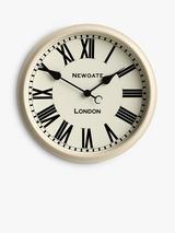 Newgate Clocks Battersby Roman Numeral Wall Clock, 50cm, Black