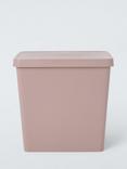 John Lewis Stackable Plastic Storage Box with Lid, XL, Putty