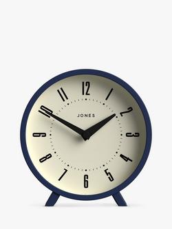 Jones Clocks Venus Analogue Mantel Clock, Indigo Blue, Indigo Blue