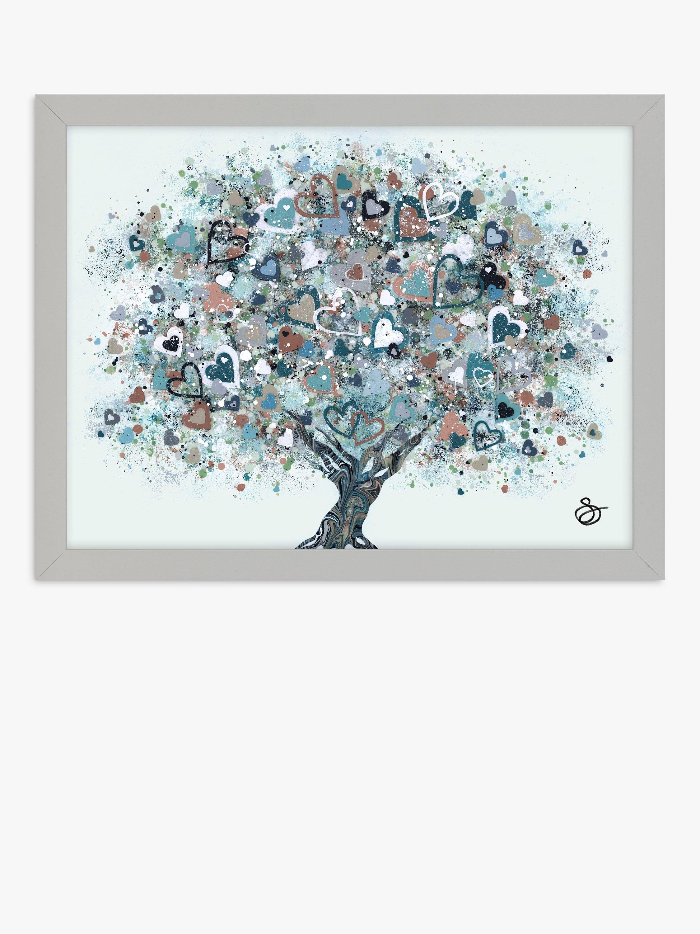 John Lewis Sara Otter 'A New Day' Framed Print, 33.5 x 43.5cm, Blue/Multi