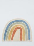 John Lewis Rainbow Cotton Rug, 100 x 75cm, Multi