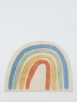 John Lewis Rainbow Cotton Rug, 100 x 75cm, Multi, Multi