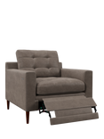 John Lewis Draper II Motion Leather Chair, Dark Leg