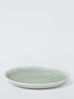 John Lewis Iona Stoneware Side Plate, 21.5cm, Green