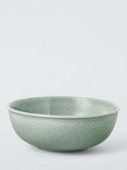 John Lewis Iona Stoneware Cereal Bowl, 16cm, Green