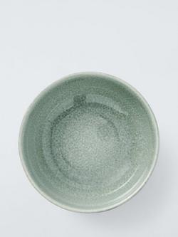 John Lewis Iona Stoneware Cereal Bowl, 16cm - view 2, Green