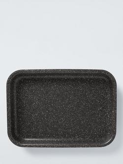 John Lewis Hard Anodised Aluminium Baking Tray & Roaster, 37cm - view 2, Black